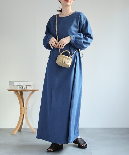 nowos デニムワンピ Denim onepiece-デニムワンピース-nowos（ノーウォス）通販| st