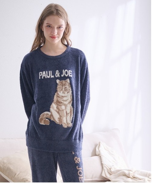 PAUL & JOE 猫刺繍 ルームウェア PAUL&JOE（ポール＆ジョー） パジャマ ルームウェア 「PAUL＆JOE」お