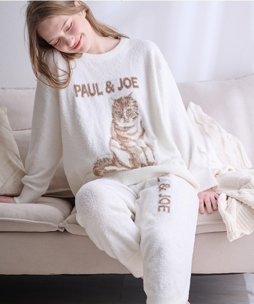 新品 PAUL&JOEヌネットジャガードプルオーバー ロングパンツ ルームウェア PAUL&JOE（ポール＆ジョー） パジャマ ルームウェア 「PAUL＆JOE」ヌ