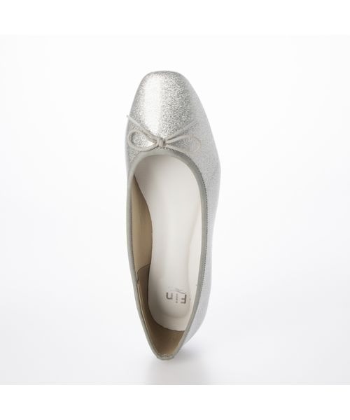 Fin（フィン） バレエシューズ パンプス スクエアトゥラメバレエ