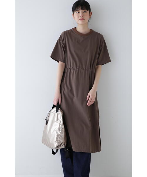 ★最終価格★【HUMAN WOMAN】ネイビー　ワンピース セール】 ◇ Tシャツワンピース （ワンピース）｜human woman