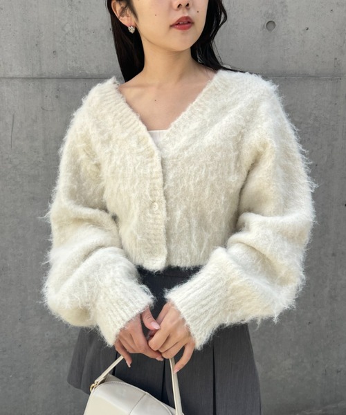 Chico（チコ） ニットカーディガン FREE ピンク系その他 レディース