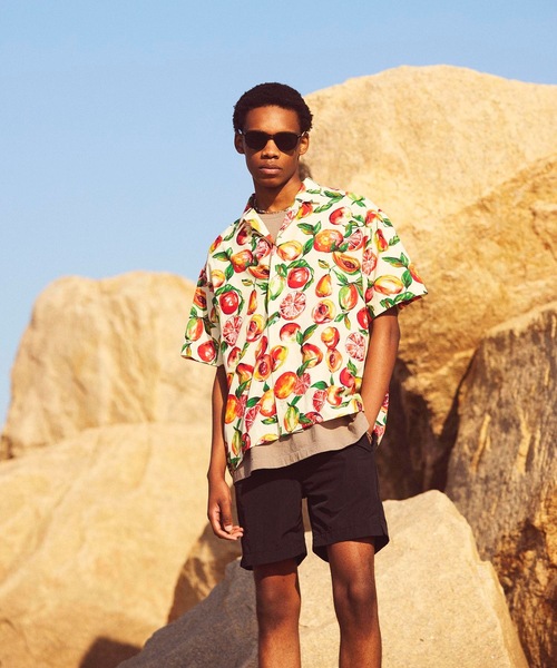 Sandinista シャツ Open Collar Semi-Double S/S Shirt