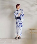 浴衣 浴衣3点セット(浴衣・帯・下駄) メンズの詳細画像1