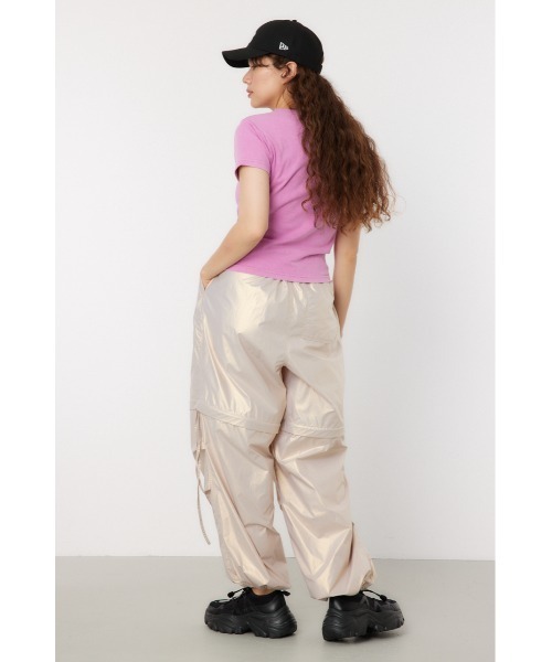 RODEOCROWNS/パンツ RODEO CROWNS WIDE BOWL パンツ メタリックパラシュートパンツ