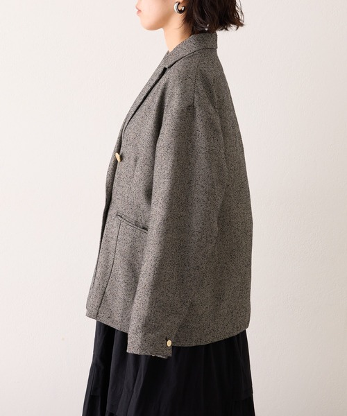 WILLOW ジャケット テーラードジャケット 「WILLOW」ネップ