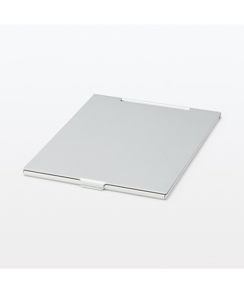 無印良品（MUJI） コンパクトミラー アルミ折りたたみミラー L L