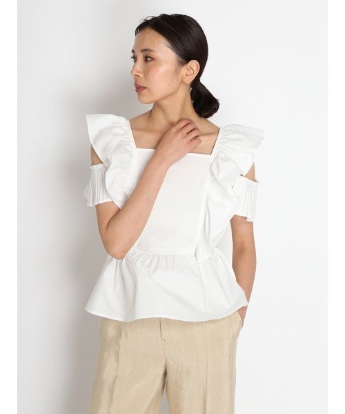 「FRAY I.D」 ノースリーブブラウス ONE SIZE ブラック レディース FRAY I.D 「FRAY I.D」 ノースリーブブラウス ONE SIZE ブラック