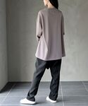 チュニック カットジョーゼットボリューム袖チュニックの詳細画像3