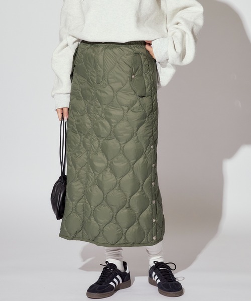 TAION（タイオン） スカート MILITARY SNAP BUTTON DOWN SKIRT （SOFT
