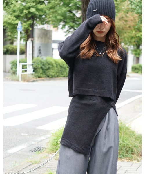 【Dough様 ご購入予定】トップス 2点 SLY ニット セーター DUAL COLOR FRONT ZIP KNIT TOPS デュアル