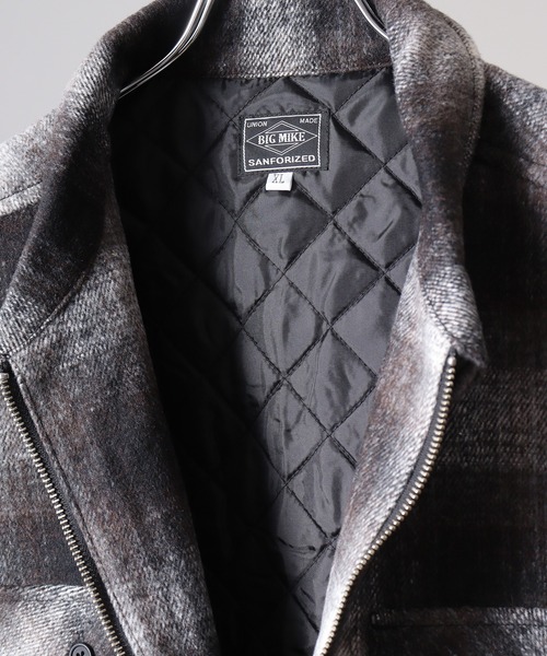 BIG MIKE（ビッグマイク） ブルゾン アウター レトロ オンブレ ジップ