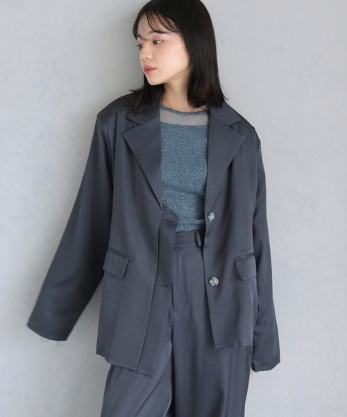 cheriella ジャケット テーラードジャケット 「cheriella」カットオフ