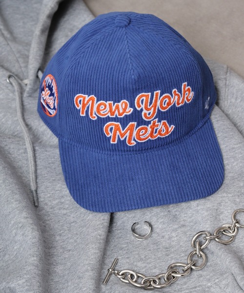 47Brand キャップ 帽子 MLB公式 HITCH BBCAP コーデュロイ