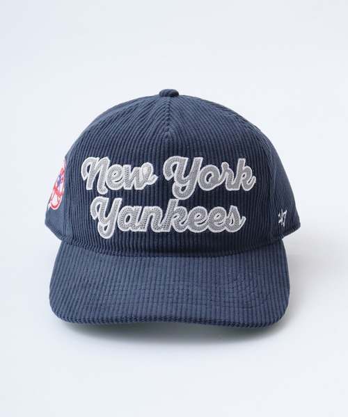 47Brand キャップ 帽子 MLB公式 HITCH BBCAP コーデュロイ
