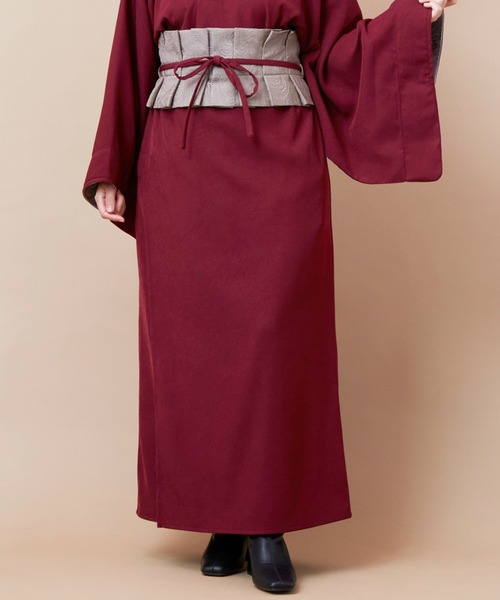 カヤ（kaya）/【カヤ】流水洒落着帯スカート カヤ スカート 「カヤ」流水文様 洒落着帯スカート : ZOZOTOWN Yahoo