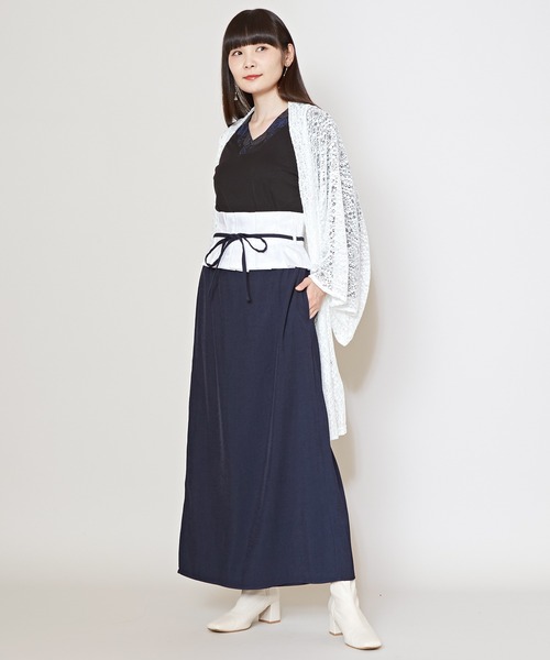 カヤ スカート 「カヤ」流水文様 洒落着帯スカート : ZOZOTOWN Yahoo