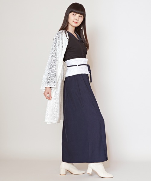 カヤ スカート 「カヤ」流水文様 洒落着帯スカート : ZOZOTOWN Yahoo