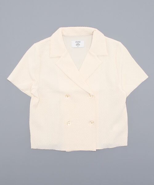 「jouetie」 半袖シャツ MEDIUM アイボリー レディース jouetie 「jouetie」 半袖ブラウス MEDIUM アイボリー