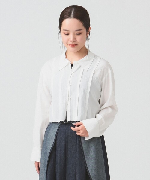 RBS◆長袖ブラウス/--/ポリエステル/WHT/63-11-0410-111 111（RBS／レディースシャツ、ブラウス）（柄：無地）｜トップス