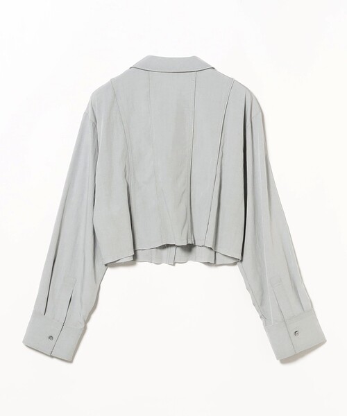 ブラウス シャツ RBS / カットオフ クロップド シャツ レディース RBS ブラウス シャツ / カットオフ クロップド レディース