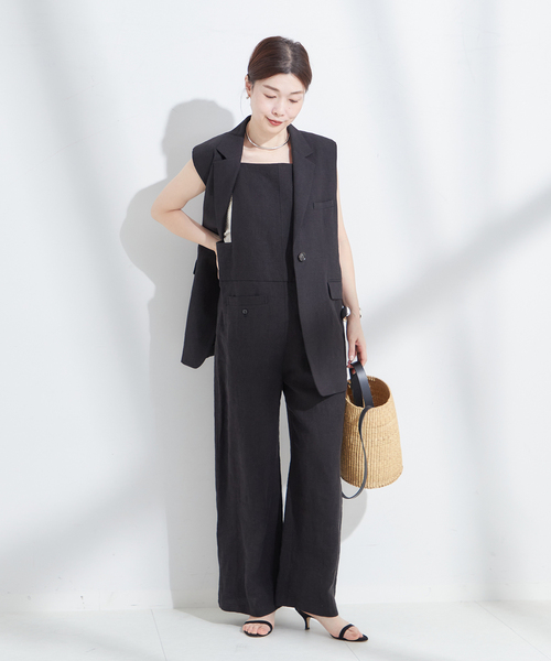 人気商品　JOURNAL STANDARD L'ESSAGE オーバーオール journal standard L'essage サロペット オーバーオール リネン