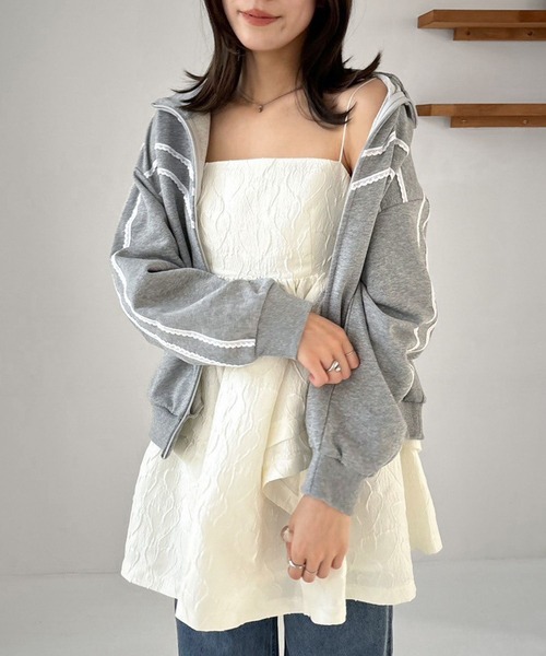 Heather ワンピース ハートジャガードキャミワンピース 291943
