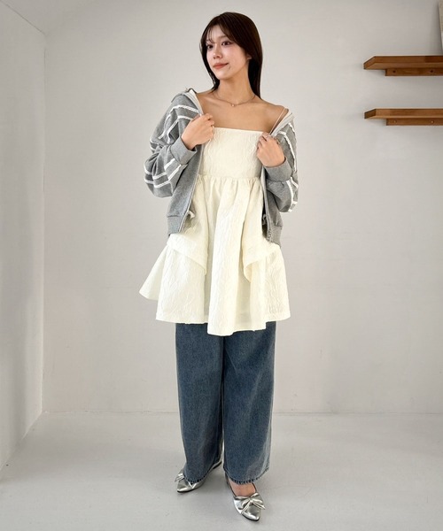 Heather ワンピース ハートジャガードキャミワンピース 291943