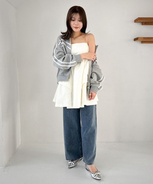 Heather ワンピース ハートジャガードキャミワンピース 291943