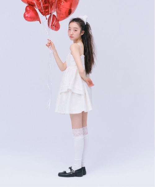 Heather ワンピース ハートジャガードキャミワンピース 291943