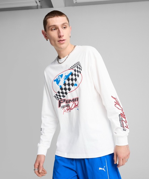 PUMA（プーマ） tシャツ メンズ グラフィックス MOTO リラックス 長袖