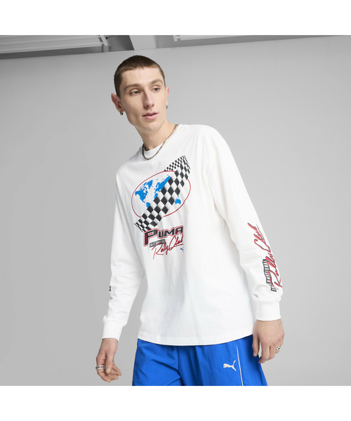 PUMA（プーマ） tシャツ メンズ グラフィックス MOTO リラックス 長袖