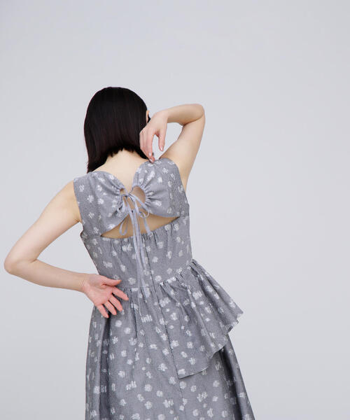 NATURAL BEAUTY BASIC ワンピース 「BLANC」アシンメトリー