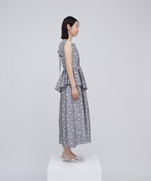 NATURAL BEAUTY BASIC ワンピース 「BLANC」アシンメトリー