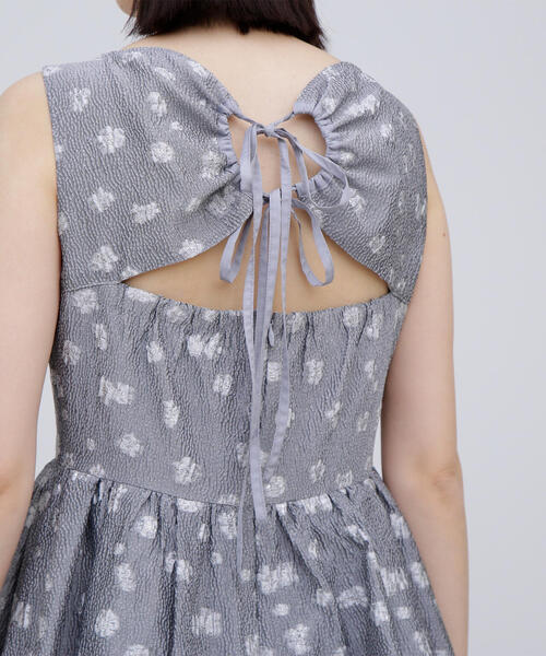 NATURAL BEAUTY BASIC ワンピース 「BLANC」アシンメトリー