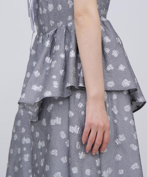 NATURAL BEAUTY BASIC ワンピース 「BLANC」アシンメトリー