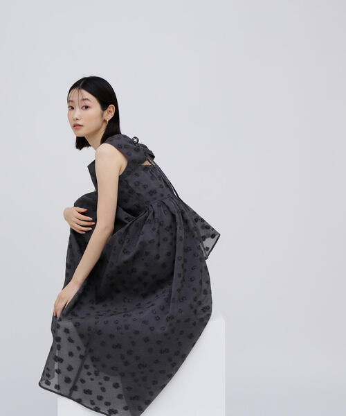 NATURAL BEAUTY BASIC ワンピース 「BLANC」アシンメトリー