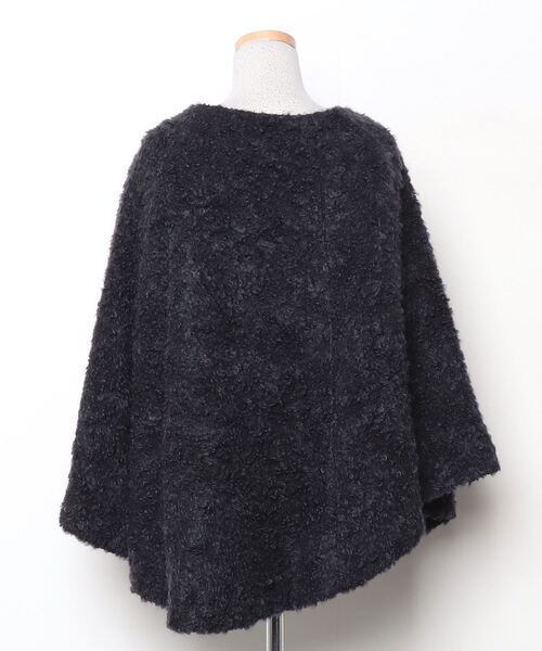 「COLLAGE GALLARDAGALANTE」 ポンチョコート FREE ブラック レディース_画像2