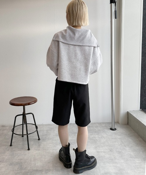 f.waka0317商品 FREAK'S STORE/リラックスフィット フェイクレザー ジップアップ