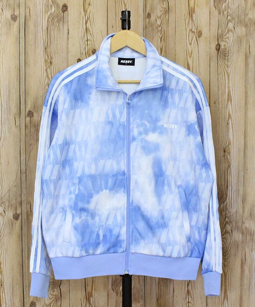 NERDY ジャージ モノグラムウォーターカラートラックトップ DNA  