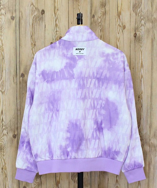 nerdy DNA モノグラム ウォーターカラー タイダイ ノルディ NERDY DNA Monogram Watercolor Track Top DNA