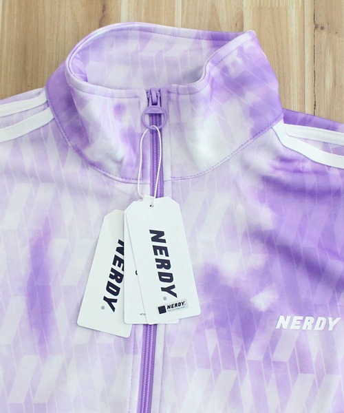NERDY ジャージ モノグラムウォーターカラートラックトップ DNA  