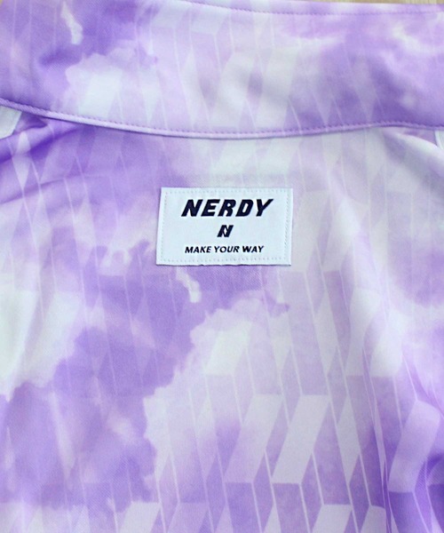 NERDY ジャージ モノグラムウォーターカラートラックトップ DNA
