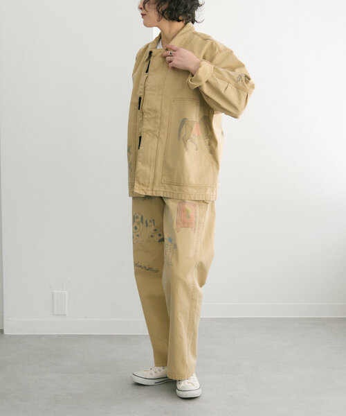 ear PAPILLONNER フード付きコートSUM1 STYLE ear PAPILLONNER（イアパピヨネ）の「シンプルロングコート