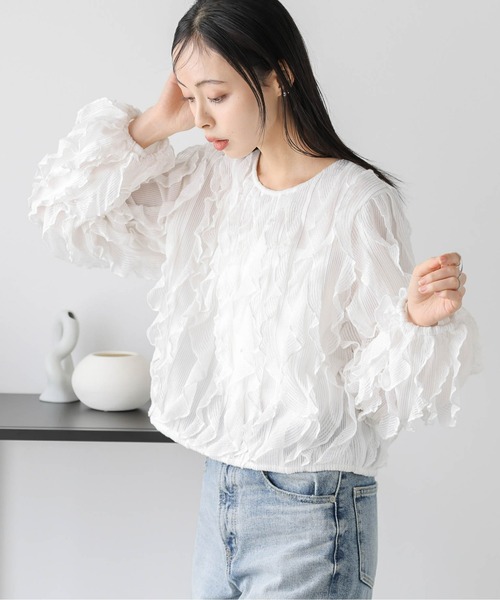 tシャツ シアーフリルトップス レディース : ZOZOTOWN Yahoo!店 - 通販