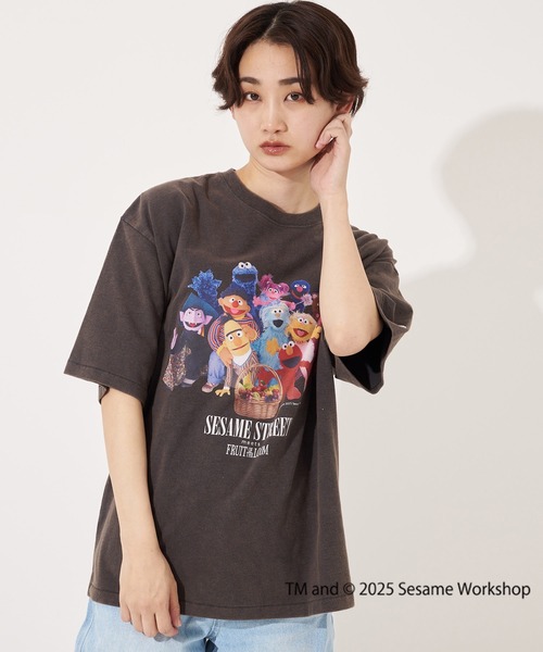 【FRUIT OF THE LOOM】SESAME STREET×FTL Photo T-Shirt D/全3色 FRUIT OF THE LOOM tシャツ 「FRUIT LOOM/フルーツ オブ ザ