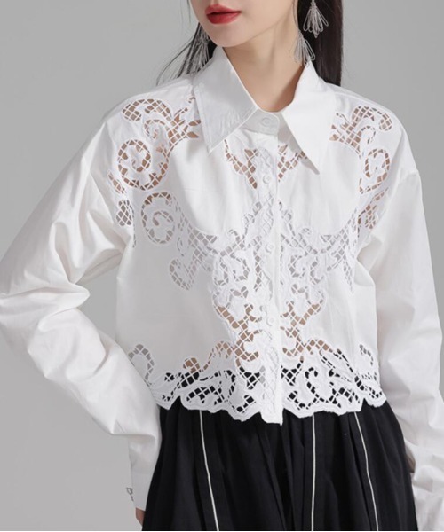 【新品】ounce 韓国 ブラウス ブラウス シャツ シャツ「韓国ファッション」 レディース