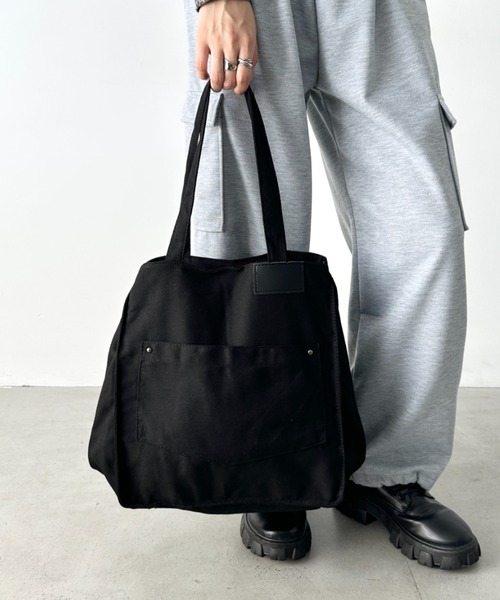 PGG 大容量 黒 トートバッグ レザーラボラトリー Leather Laboratory 防水レザー トートバッグ 大