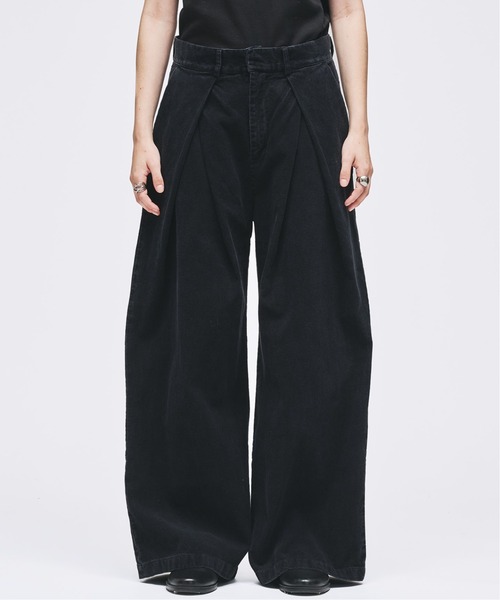 selle glant（セレグランテ） スラックス CROSS TUCK WIDE SLACKS