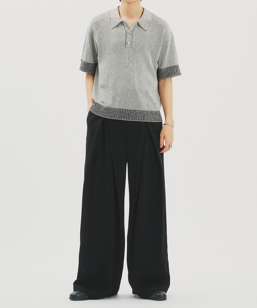 パンツ sullen wide tuck straight slacks vintage 90's TUCK WIDE STRAIGHT TROUSERS – SULLEN TOKYO